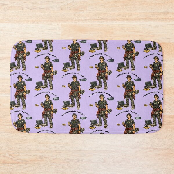 Item preview, Software Engineer Coder Whose Hobby is Skateboarding URM designed and sold by urmaddad.