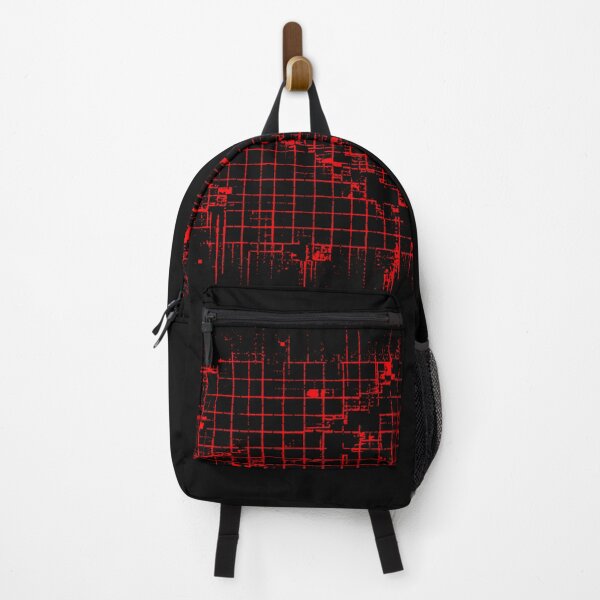 Item preview, Glitch Grid Distortion Shirt – Cyberpunk Red Abstract Matrix Design designed and sold by UnglaublichGut.