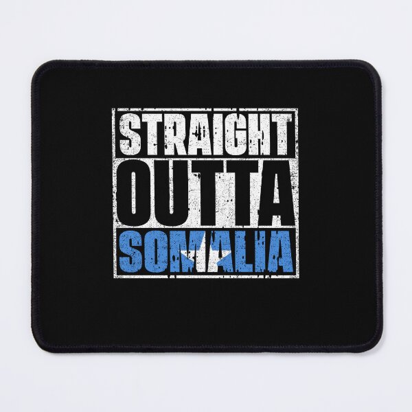 Item preview, Straight Outta Somalia Flag designed and sold by CosmoKitsch.
