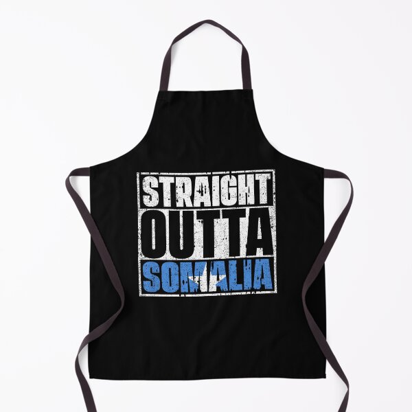 Item preview, Straight Outta Somalia Flag designed and sold by CosmoKitsch.