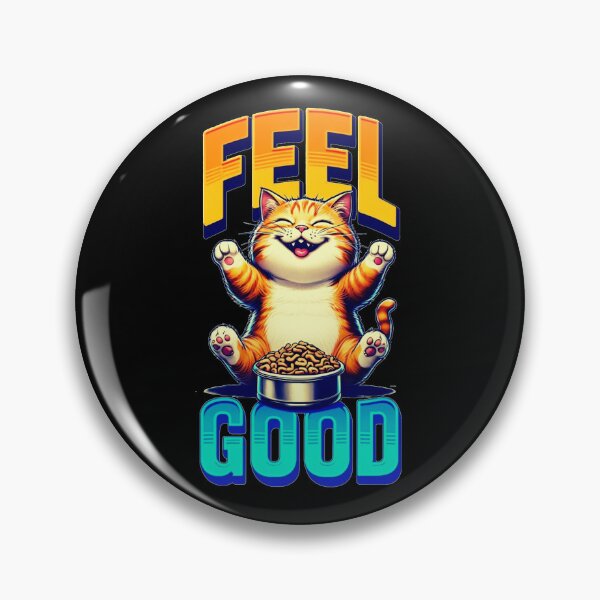Item preview, Feel good - cat with food designed and sold by Stefrait-7.