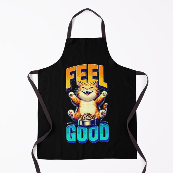 Item preview, Feel good - cat with food designed and sold by Stefrait-7.