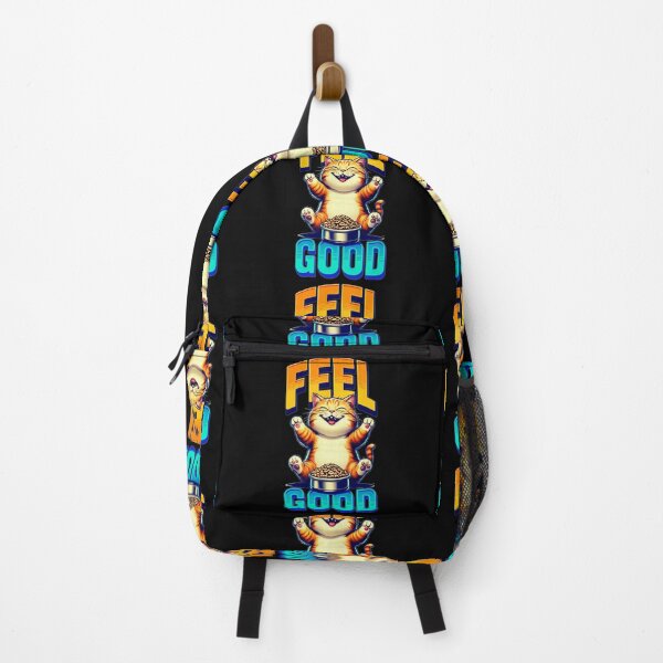 Item preview, Feel good - cat with food designed and sold by Stefrait-7.