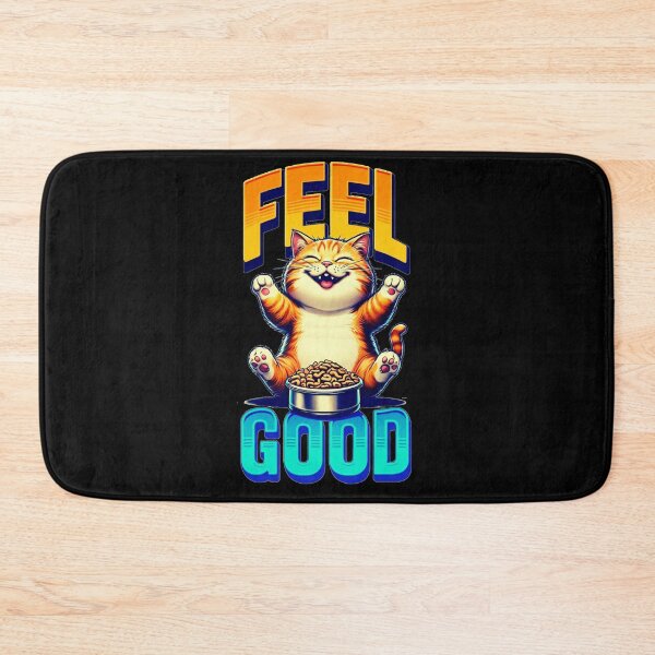 Item preview, Feel good - cat with food designed and sold by Stefrait-7.