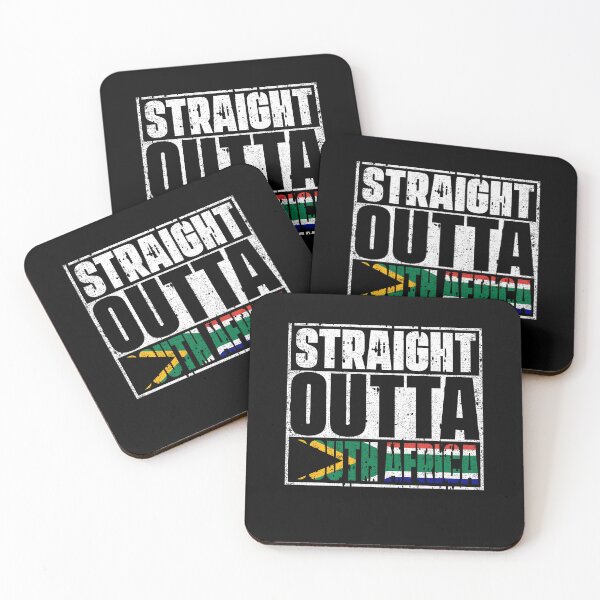 Item preview, Straight Outta South Africa Flag designed and sold by CosmoKitsch.