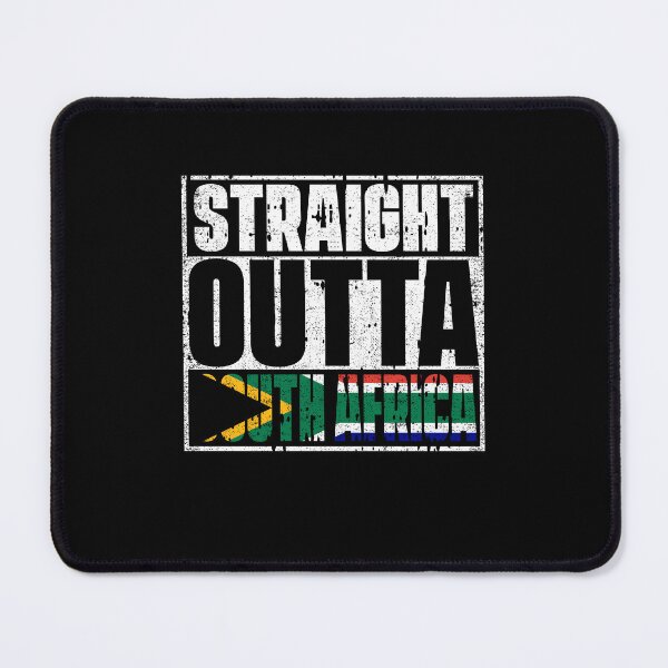 Item preview, Straight Outta South Africa Flag designed and sold by CosmoKitsch.