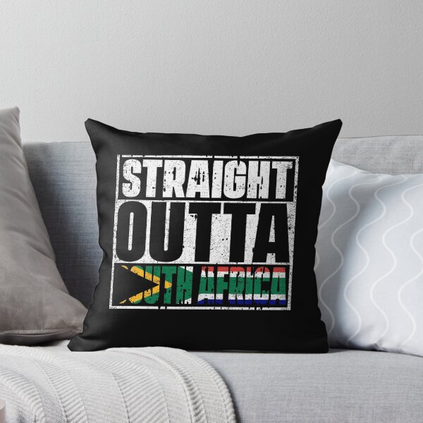 Item preview, Straight Outta South Africa Flag designed and sold by CosmoKitsch.