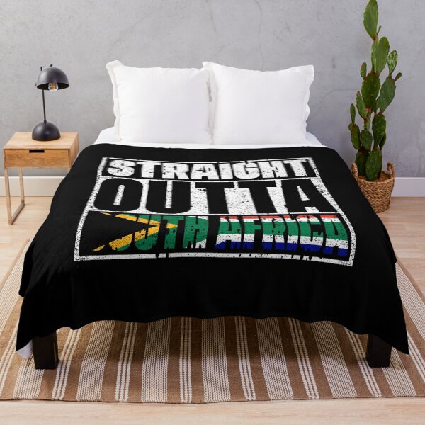 Item preview, Straight Outta South Africa Flag designed and sold by CosmoKitsch.