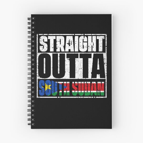 Item preview, Straight Outta South Sudan Flag designed and sold by CosmoKitsch.