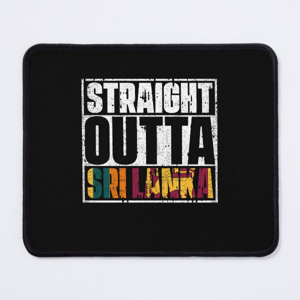 Item preview, Straight Outta Sri Lanka Flag designed and sold by CosmoKitsch.