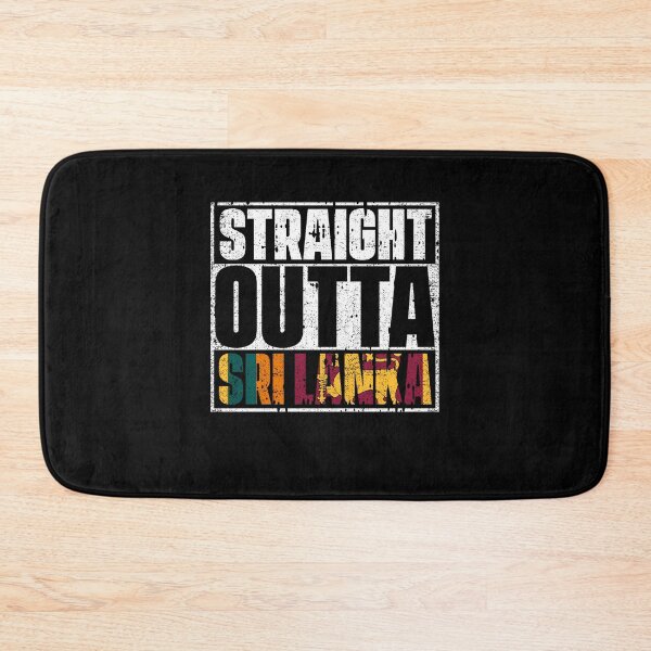 Item preview, Straight Outta Sri Lanka Flag designed and sold by CosmoKitsch.