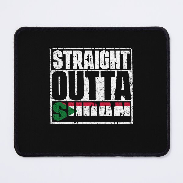 Item preview, Straight Outta Sudan Flag designed and sold by CosmoKitsch.