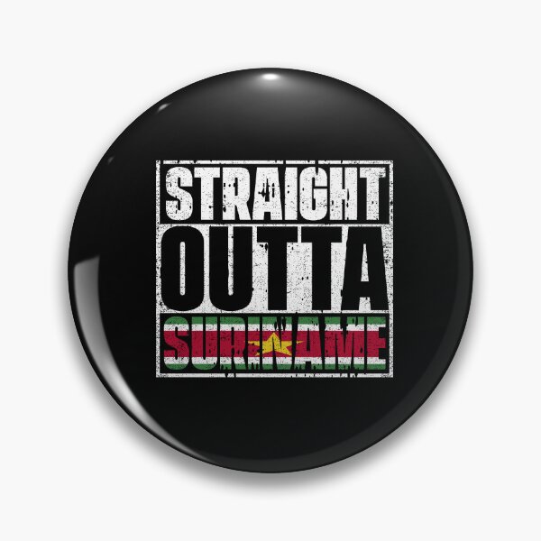 Item preview, Straight Outta Suriname Flag designed and sold by CosmoKitsch.
