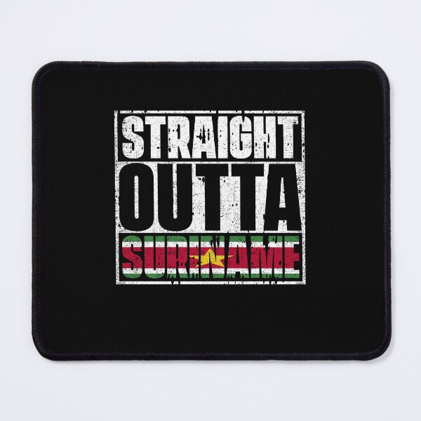 Item preview, Straight Outta Suriname Flag designed and sold by CosmoKitsch.