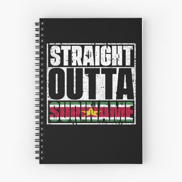 Item preview, Straight Outta Suriname Flag designed and sold by CosmoKitsch.