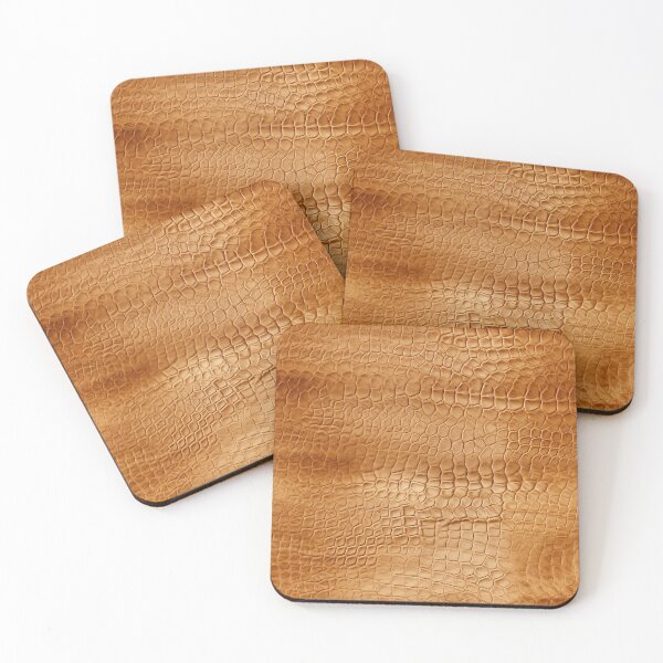 Item preview, Matte Rounded Croc Scale Tan Leather Photo Texture designed and sold by DigitaICraft.