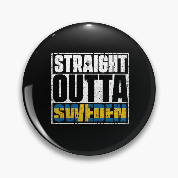 Artikelvorschau, Straight Outta Sweden Flagge entworfen und verkauft von CosmoKitsch.