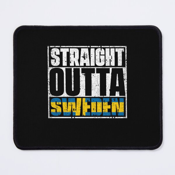 Item preview, Straight Outta Sweden Flag designed and sold by CosmoKitsch.