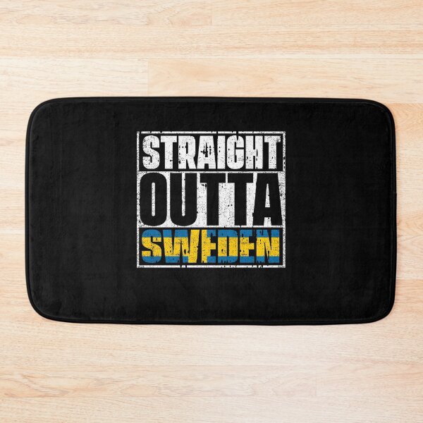 Item preview, Straight Outta Sweden Flag designed and sold by CosmoKitsch.