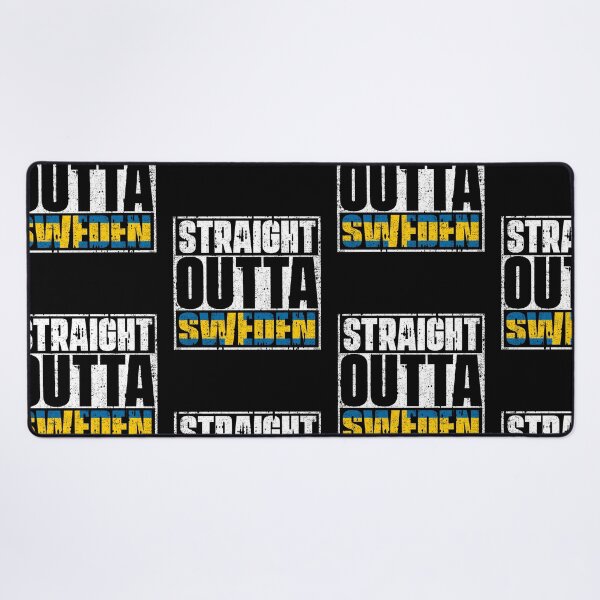 Item preview, Straight Outta Sweden Flag designed and sold by CosmoKitsch.