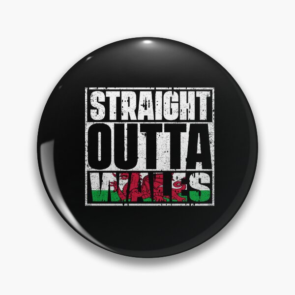 Item preview, Straight Outta Wales Flag designed and sold by CosmoKitsch.