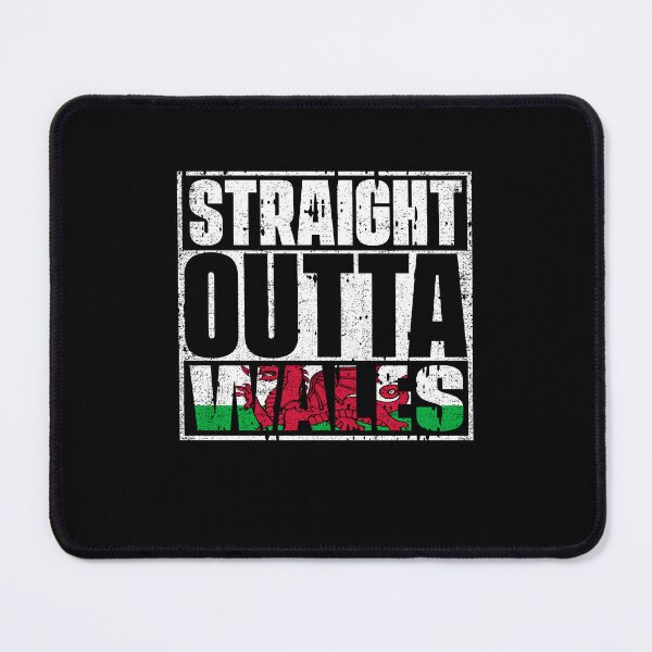 Item preview, Straight Outta Wales Flag designed and sold by CosmoKitsch.