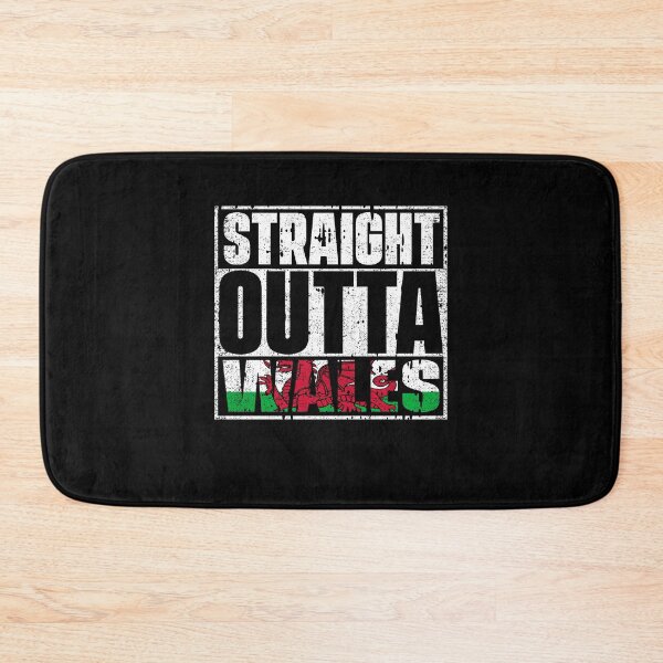 Item preview, Straight Outta Wales Flag designed and sold by CosmoKitsch.