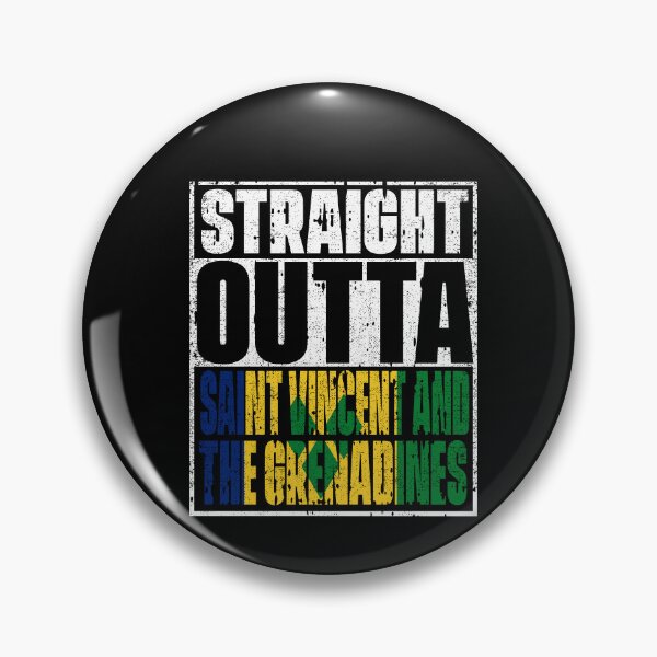 Item preview, Straight Outta Saint vincent and the grenadines Flag designed and sold by CosmoKitsch.