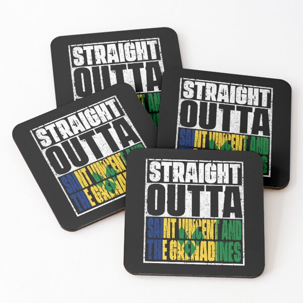 Item preview, Straight Outta Saint vincent and the grenadines Flag designed and sold by CosmoKitsch.