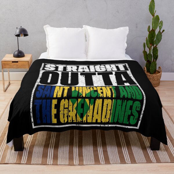 Item preview, Straight Outta Saint vincent and the grenadines Flag designed and sold by CosmoKitsch.