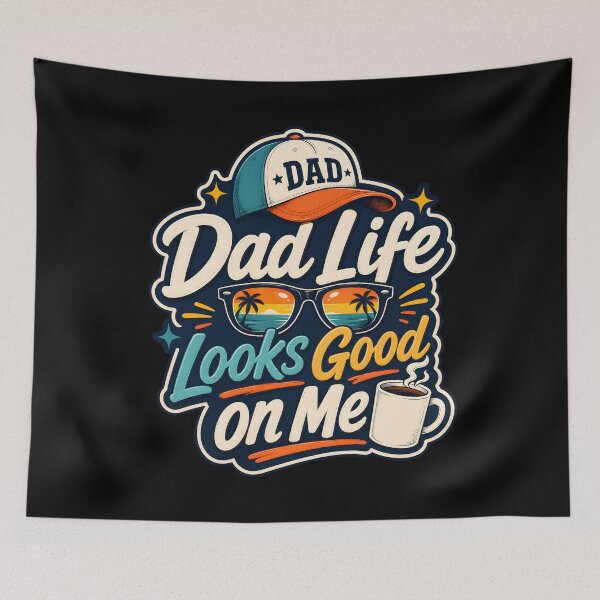 Item preview, Dad Life Looks Good on Me - Dad Quote designed and sold by Winakuart.