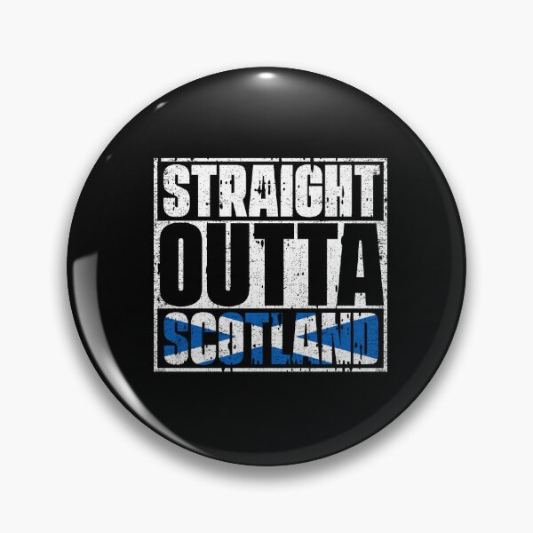 Item preview, Straight Outta Scotland Flag designed and sold by CosmoKitsch.