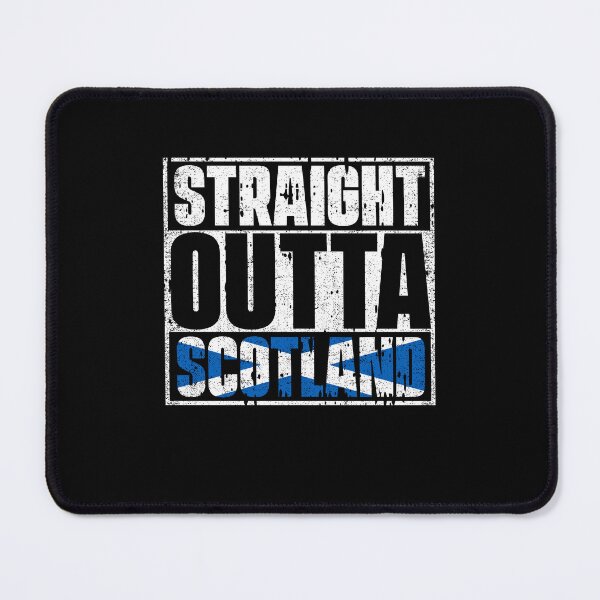 Item preview, Straight Outta Scotland Flag designed and sold by CosmoKitsch.