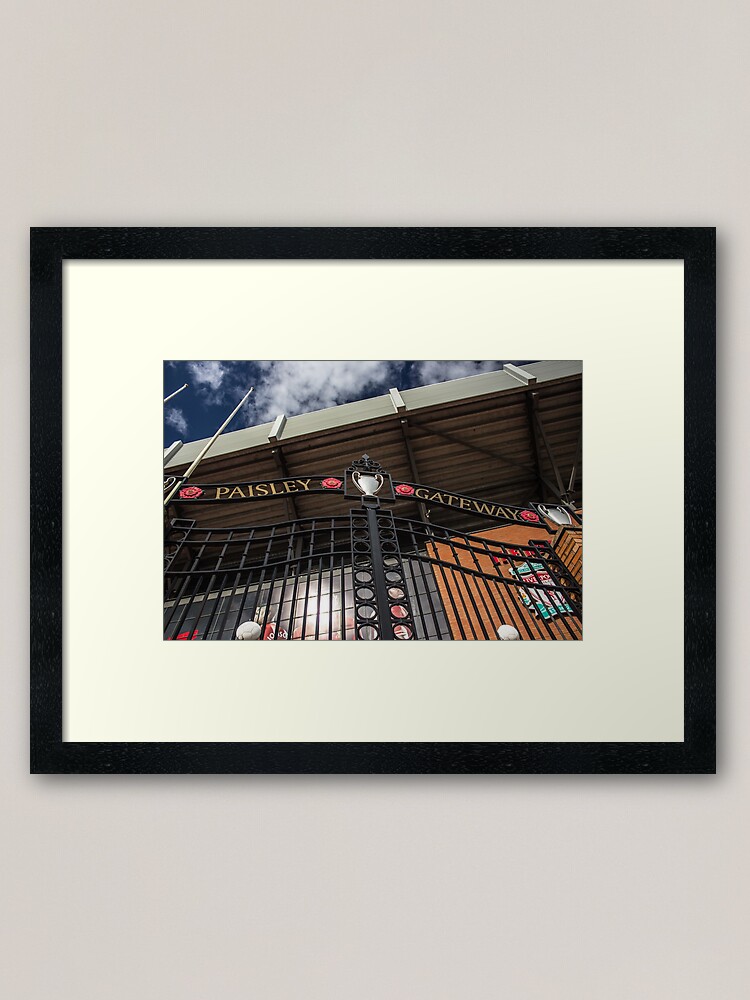 Paisley Gateway Liverpool Fc Anfield Framed Art Print By Paulmadden Redbubble