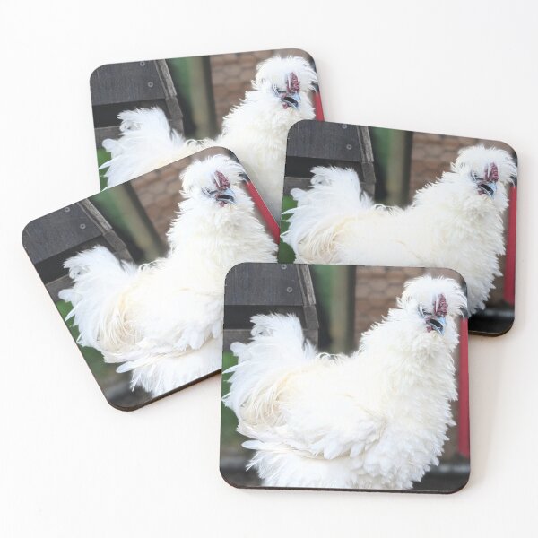 Item preview, Fluffy White Chicken Outdoors designed and sold by Stacey's unpromised.