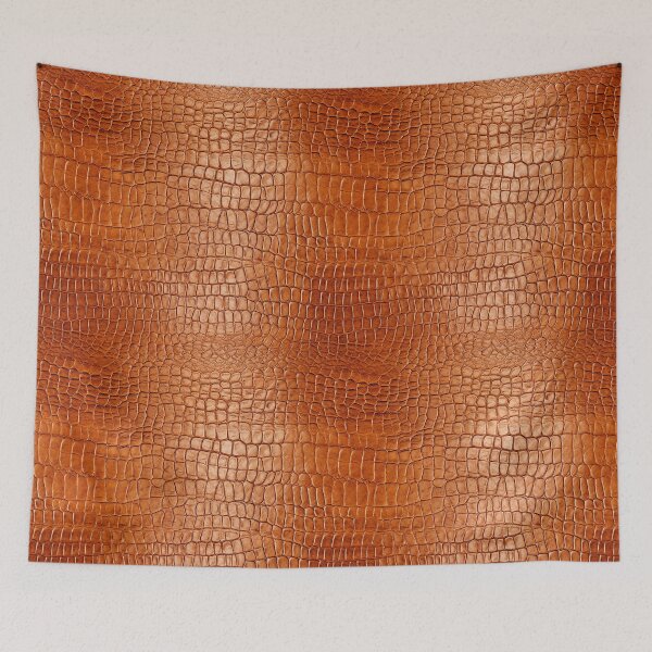 Item preview, Dark Bold Croc Scale Tan Leather Photo Texture designed and sold by DigitaICraft.