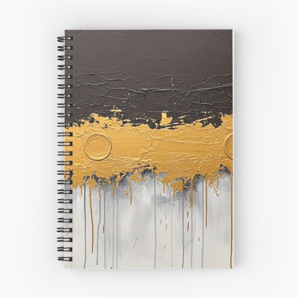 Item preview, Abstract Black Gold Texture Drip Painting designed and sold by PixorStudio.