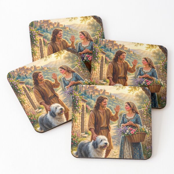 Item preview, The couple greeted each other. designed and sold by PP&RAINBOW SHOP.
