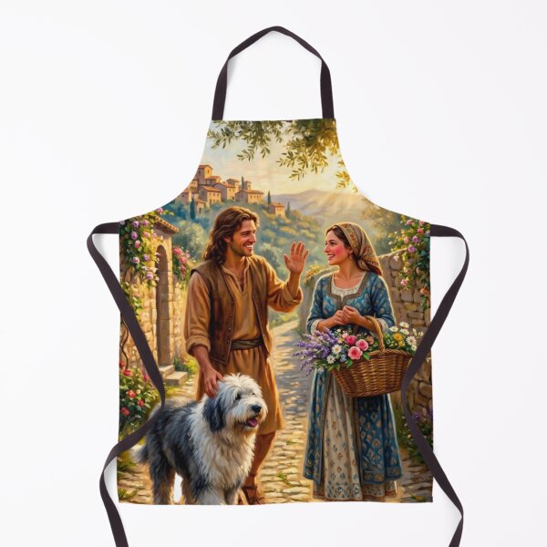 Item preview, The couple greeted each other. designed and sold by PP&RAINBOW SHOP.