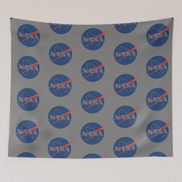 Item preview, Gray Vintage NASA Space Logo Retro Astronaut Graphic Design designed and sold by tarzbol.