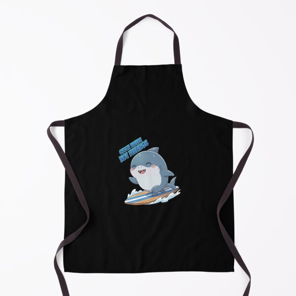 Item preview, Catch Waves Not Feelings Shark designed and sold by Nature's Chibis.