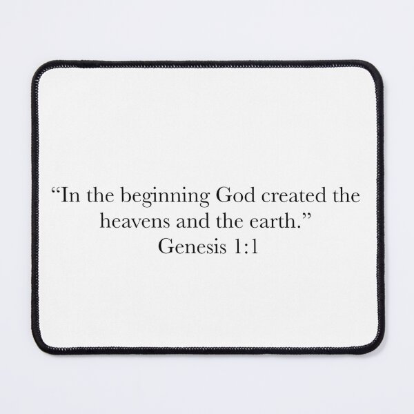 Item preview, Genesis 1:1 – In the Beginning Bible Verse, Scripture Design designed and sold by The Prose Atelier.