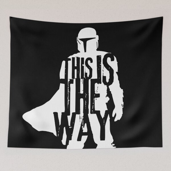 Item preview, This is the Way - Mando V - Black Edition Parody designed and sold by HardDraw.