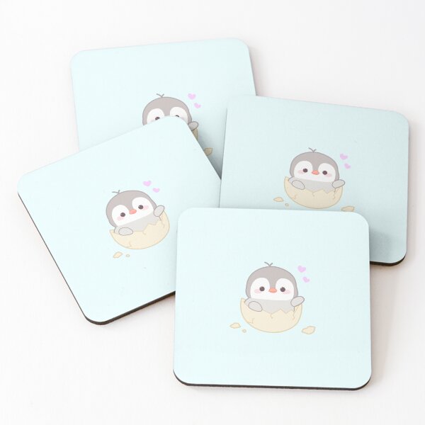 Item preview, Cute Baby Penguin Hatching from Egg- Soft Sweet Collection designed and sold by Mirevi1.