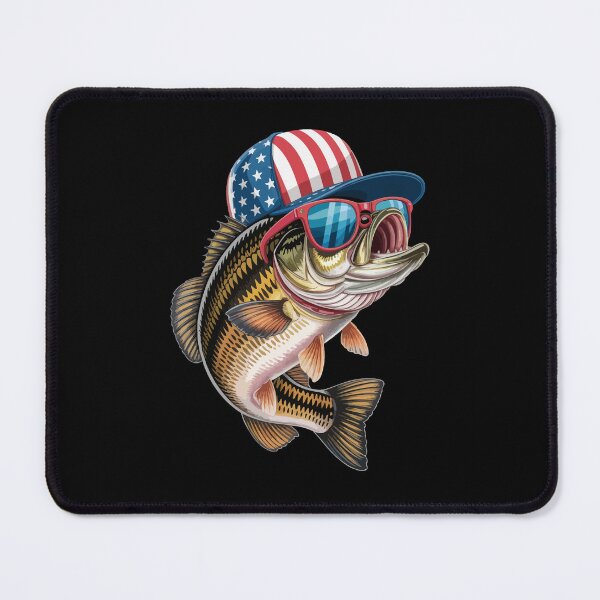 Item preview, Patriotic Bass with Sunglasses designed and sold by jkrphoto.