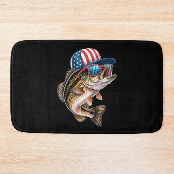 Item preview, Patriotic Bass with Sunglasses designed and sold by jkrphoto.