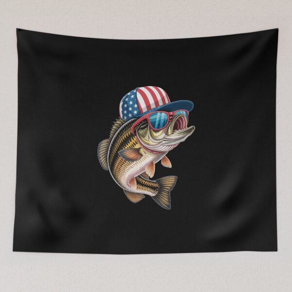 Item preview, Patriotic Bass with Sunglasses designed and sold by jkrphoto.