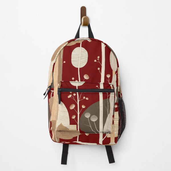 Item preview, Modern Diagonal Line Pattern with Minimalist Botanical Accents designed and sold by semenol.