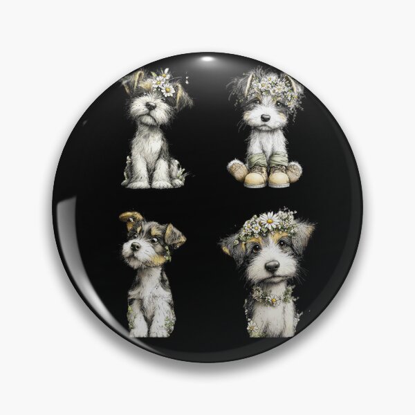 Item preview, Puppies with daisy  designed and sold by Palmtree94.