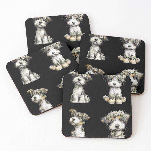 Item preview, Puppies with daisy  designed and sold by Palmtree94.